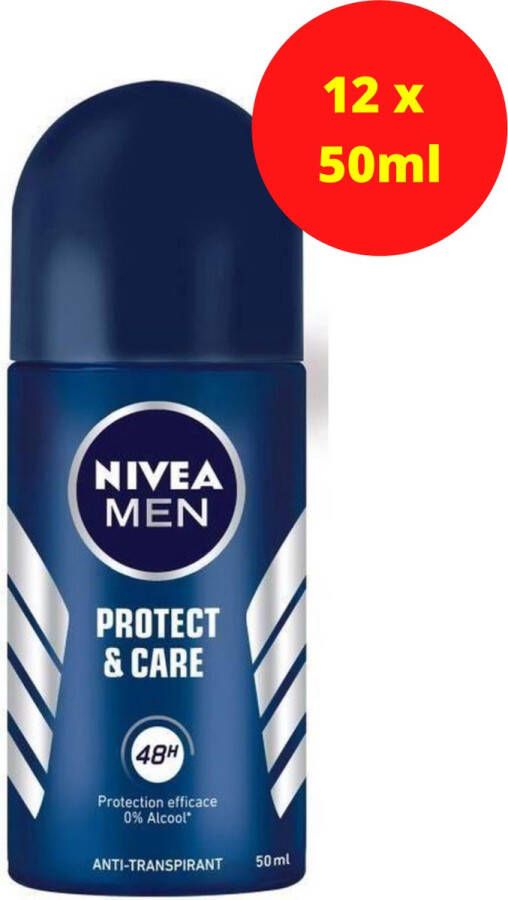 NIVEA 12 x MEN Deodorant Protect & Care 50 ml