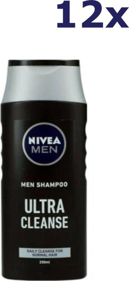 NIVEA 12x Shampoo Men Ultra Cleanse 250 ml