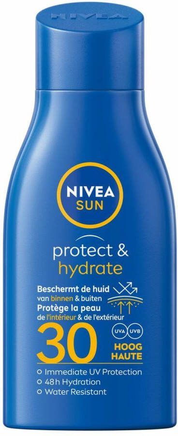 Nivea Sun Protect en Hydrate Hydraterende Zonnemelk SPF 30 2x 30 ml Voordeelverpakking