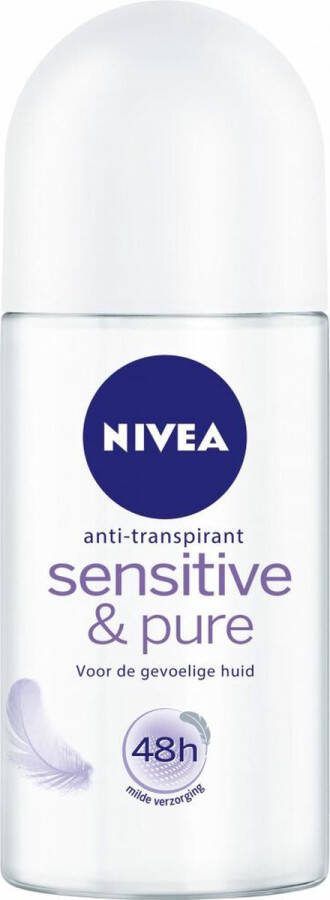 NIVEA 3x Deodorant Roller Sensitive & Pure 50 ml