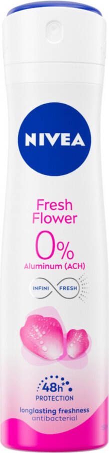 NIVEA 3x Deodorant Spray Fresh Flowers 150 ml