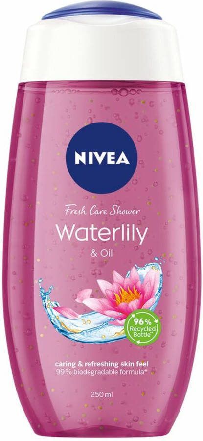NIVEA 3x Douchegel Waterlily & Oil 250 ml