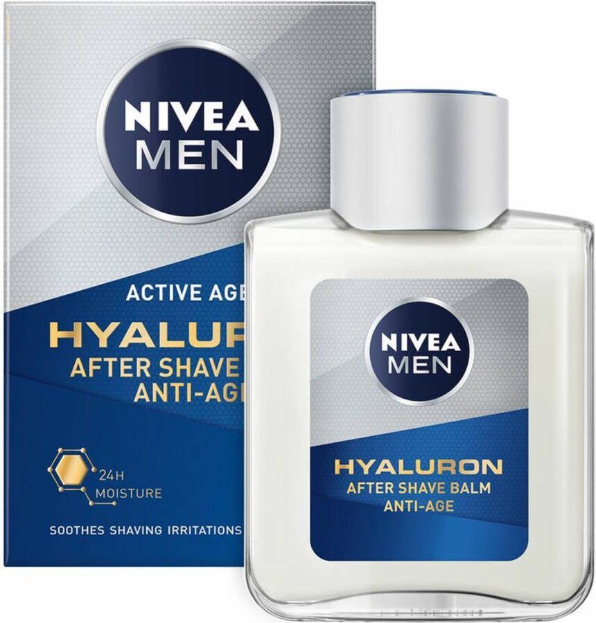 NIVEA 3x Men Anti-Age Hyaluronzuur After Shave Balm 100 ml