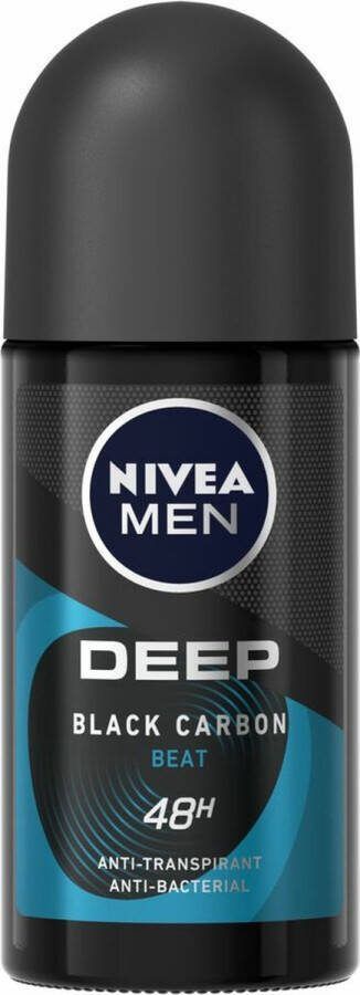 NIVEA 3x Men Deodorant Roller Deep Beat 50 ml