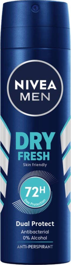 NIVEA 3x Men Deodorant Spray Dry Fresh 150 ml