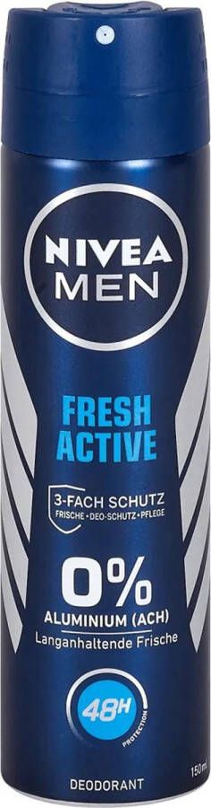 NIVEA 4005900843531 deodorant Mannen Spuitbus deodorant 150 ml 1 stuk(s)