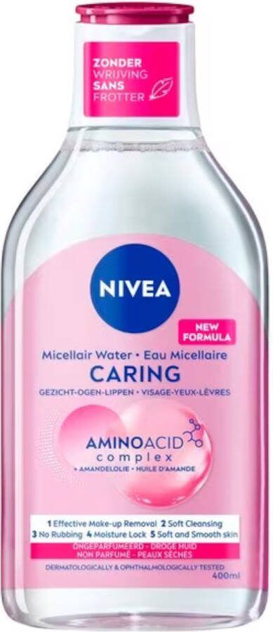 NIVEA 5x 0% Residu Micellair Water Droge Huid 400 ml