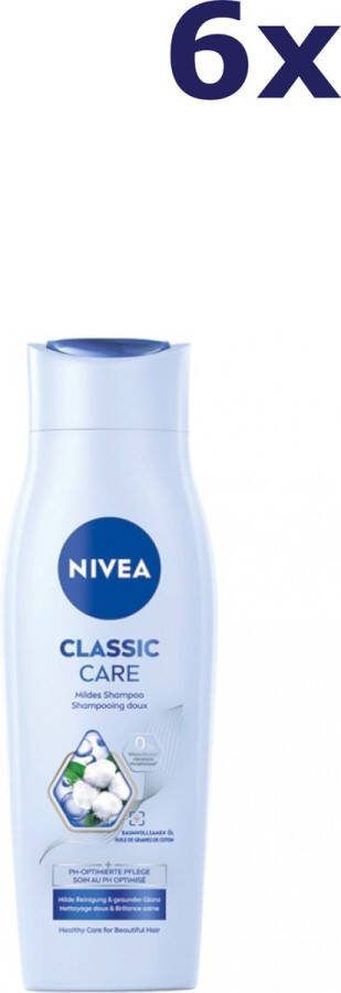 NIVEA 6x Classic Mild Care Shampoo 250 ml
