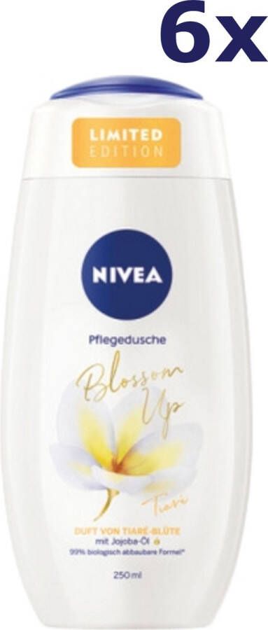 NIVEA 6x Douchegel Blossom Up Tiare 250 ml