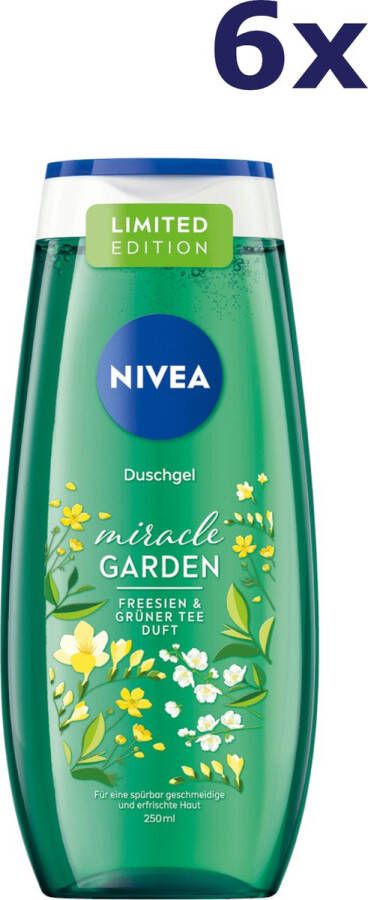 NIVEA 6x Douchegel – Freesia & Groene Thee 250 ml