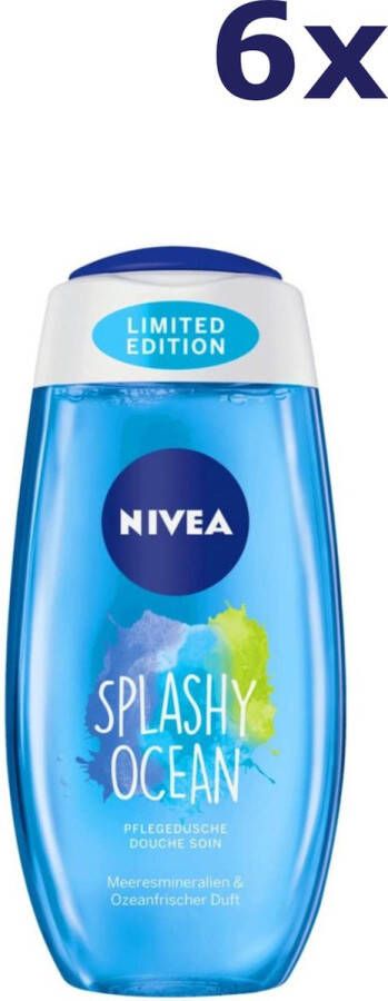 NIVEA 6x Douchegel – Splashy Ocean 250 ml