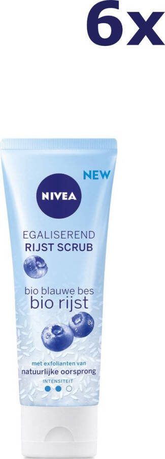 NIVEA 6x Essentials rice scrub normale huid 75ML