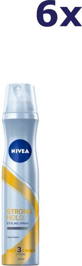 NIVEA 6x Haarspray 250ml strong hold N°3