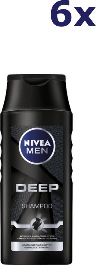 NIVEA 6x men Deep Shampoo 250 ml