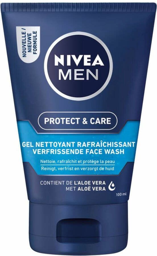 NIVEA Men Deep Cleaning Face Wash 6x100ml Voordeelverpakking