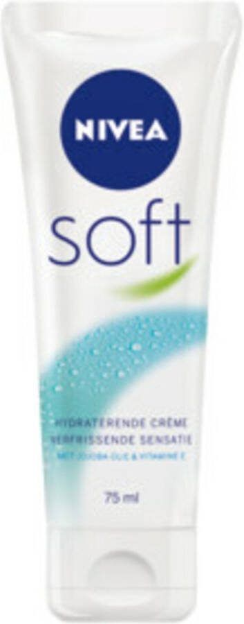 NIVEA 6x Soft Hydraterende Creme Tube 75 ml