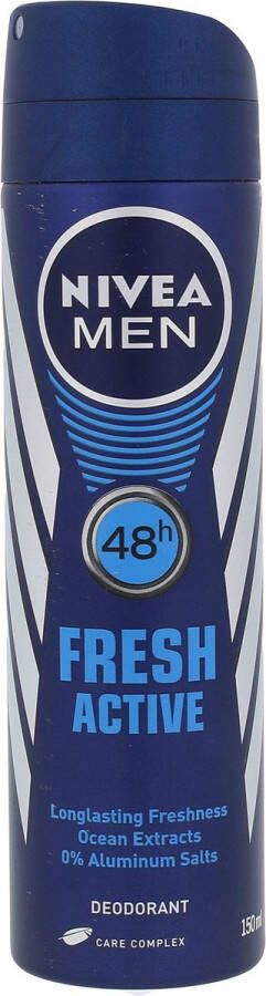 NIVEA Active Fresh Deodorant Spray for Men 150ml