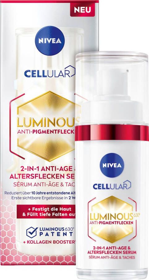 NIVEA Cellular Luminous 630 Antispot Anti-age & Spot Serum Omlazující Pleťové Sérum Proti Pigmentovým Skvrnám 30ml