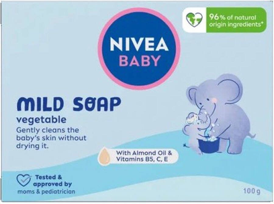 NIVEA Baby Mild Soap Bar 100 g