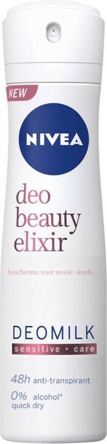 NIVEA Beauty Elixir Sensitive Anti Transpirant Deodorant Spray 150 ml