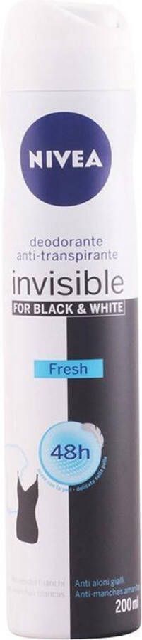 NIVEA BLACK & WHITE INVISIBLE FRESH deodorant spray 200 ml