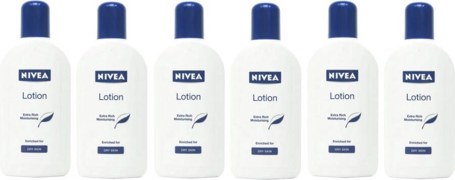 NIVEA Bodylotion Droge Huid 6x250ml Voordeelverpakking