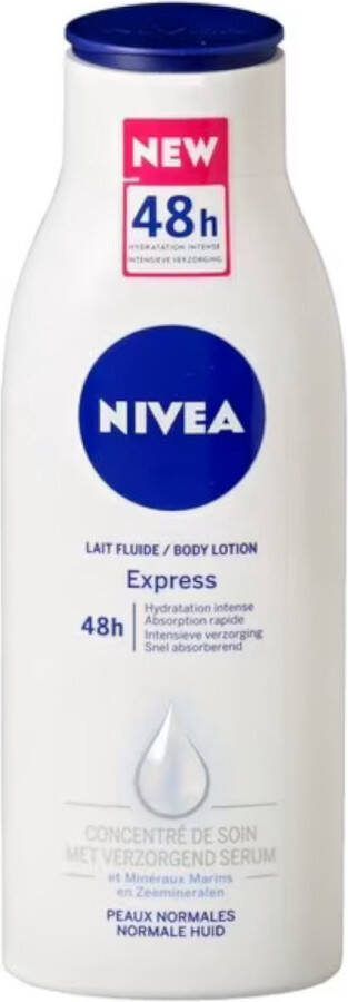 NIVEA Bodylotion – Express 400 ml Met hydraterend 48H serum