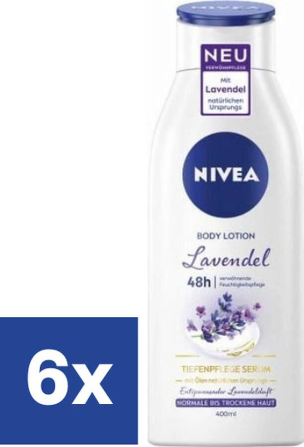 NIVEA Bodylotion Lavendel 6 x 400 ml