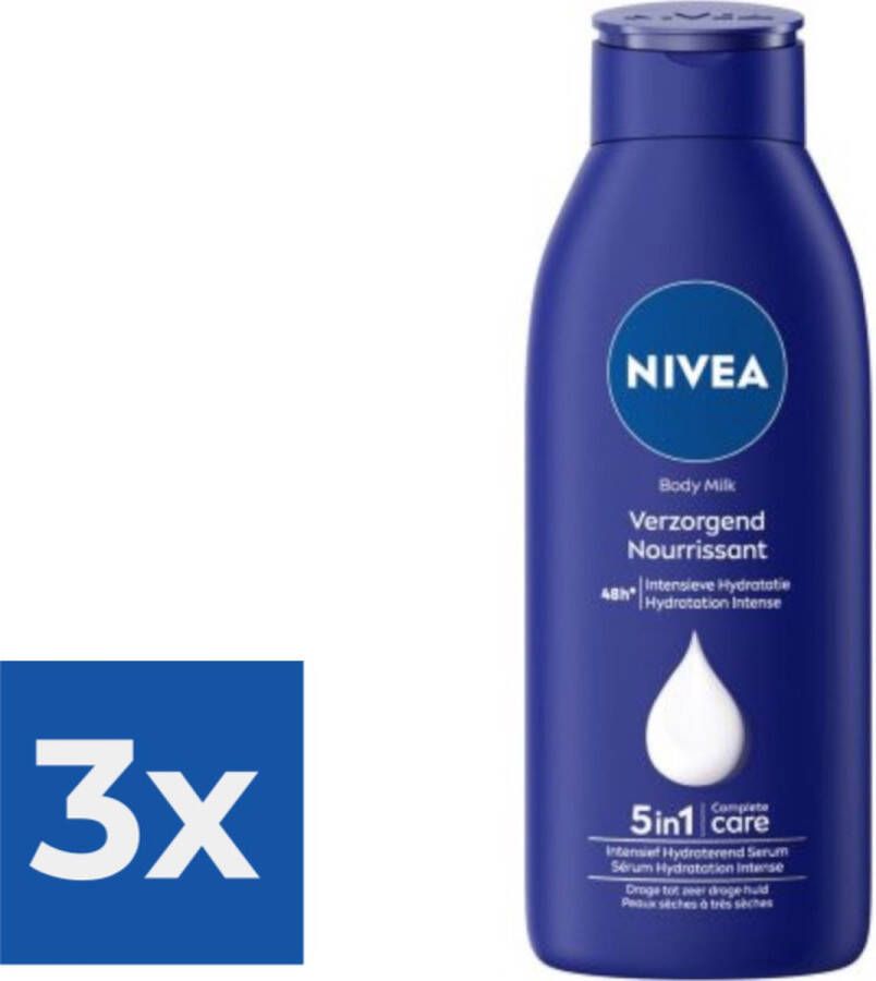 NIVEA Bodymilk Original 400 ml Voordeelverpakking 3 stuks