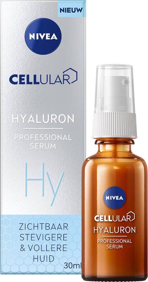 NIVEA Cellular Serum Gezicht met Hylaronzuur Gezichtsserum Voor een Stevigere en Vollere Huid 30ML