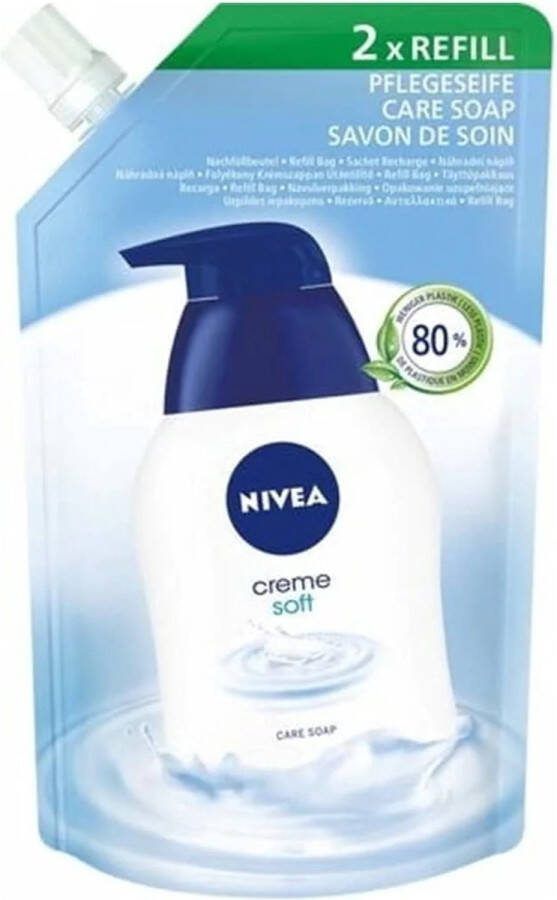 NIVEA Crème Soft Navulverpakking 500 ml Handzeep