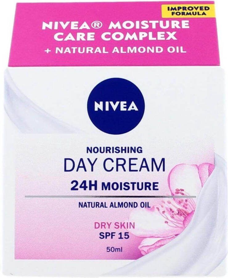 NIVEA Dagcreme Natural Almond Oil Droge Huid 50 ml