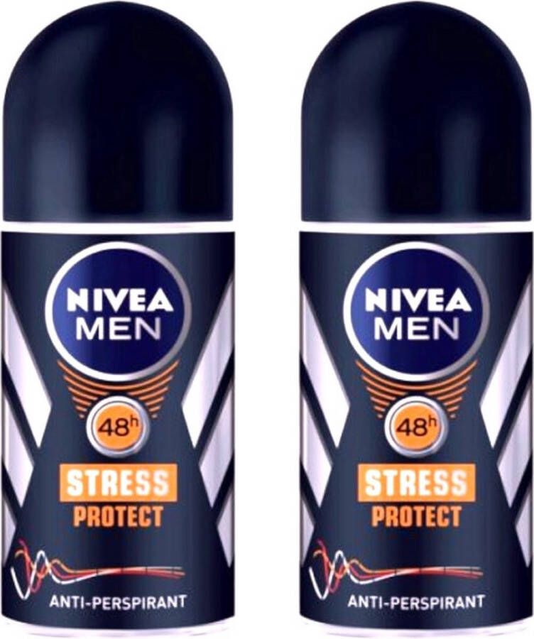 NIVEA Deo Roller Stress Protect Men 2 x 50 ml