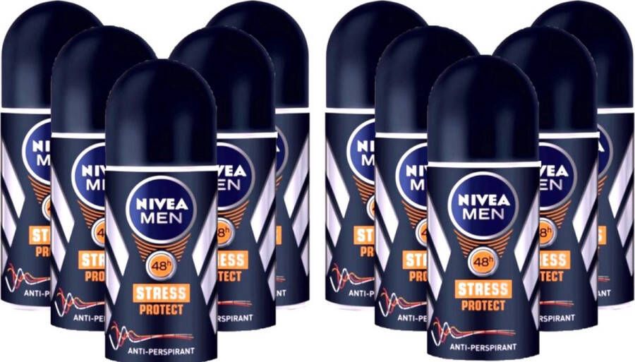 NIVEA Deo Roller Stress Protect Men Grootverpakking