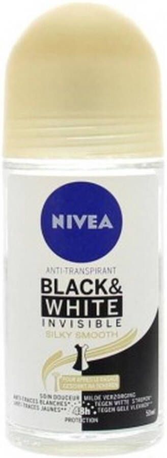 NIVEA Deodorant Roller Black & White Silky Smooth 50 ml