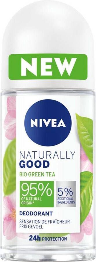 NIVEA Deodorant Roller Naturally Good Green Tea 50 ml