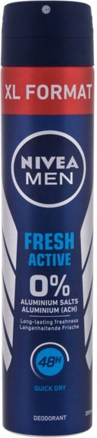 NIVEA Deodorant Spray for men Fresh Active 200 ml 200ml