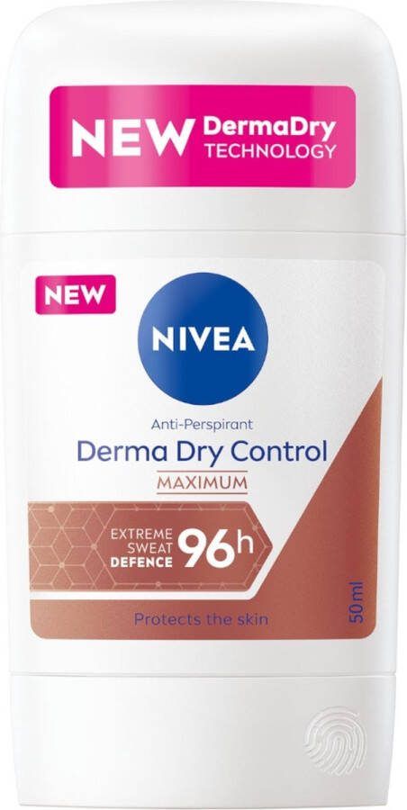 NIVEA Derma Dry Control Tuhý Antiperspirant 50ml