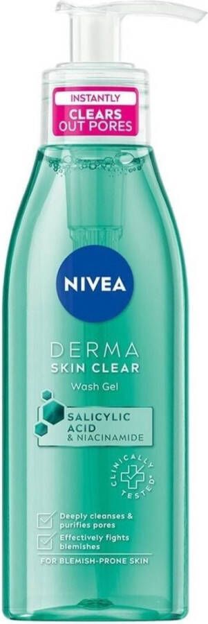 NIVEA Derma Skin Clear Wash Gel 150 ml