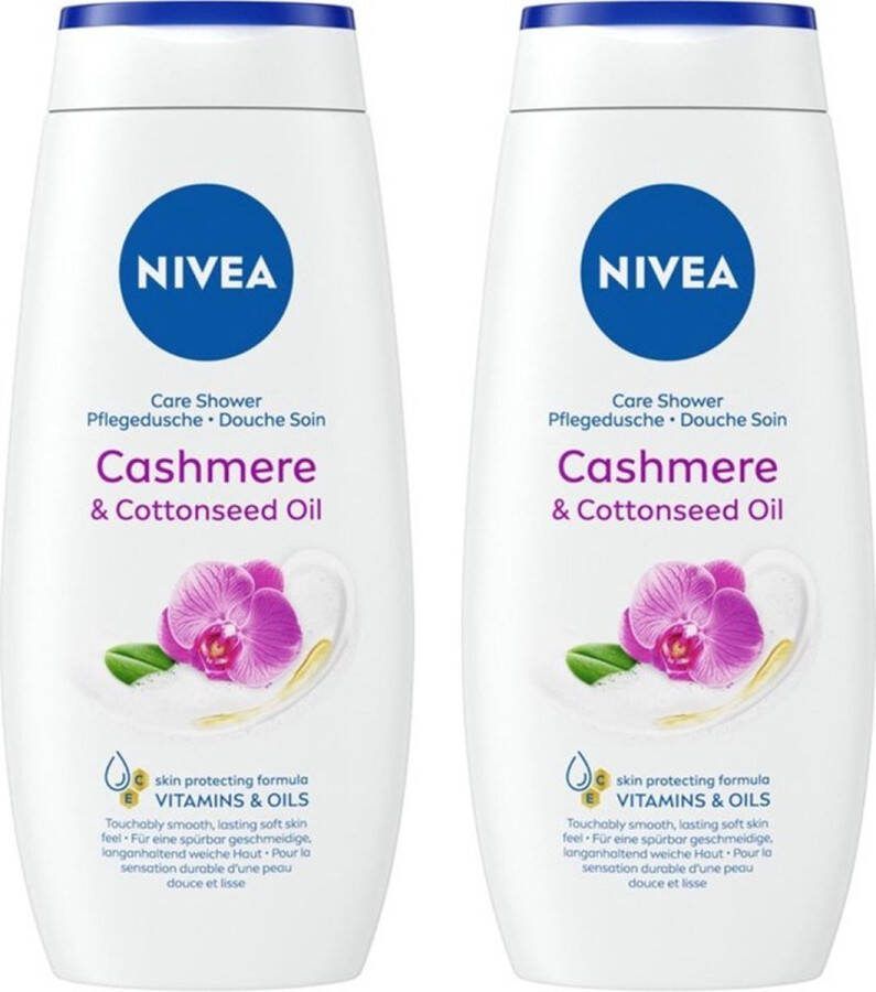 NIVEA Douchegel Cashmere Moments 2 x 250 ml