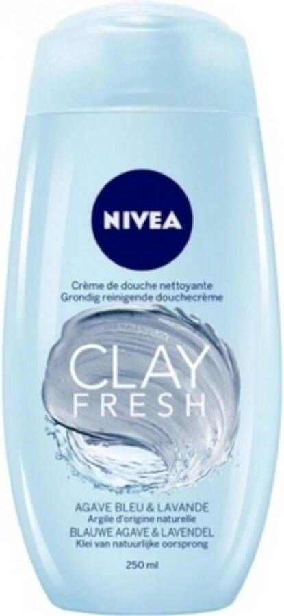 NIVEA Douchegel Clay Fresh Blue Agave & Lavender 250 ml