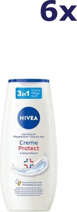 NIVEA Douchegel Creme Protect & Dexpanthenol 6 x 250 ml