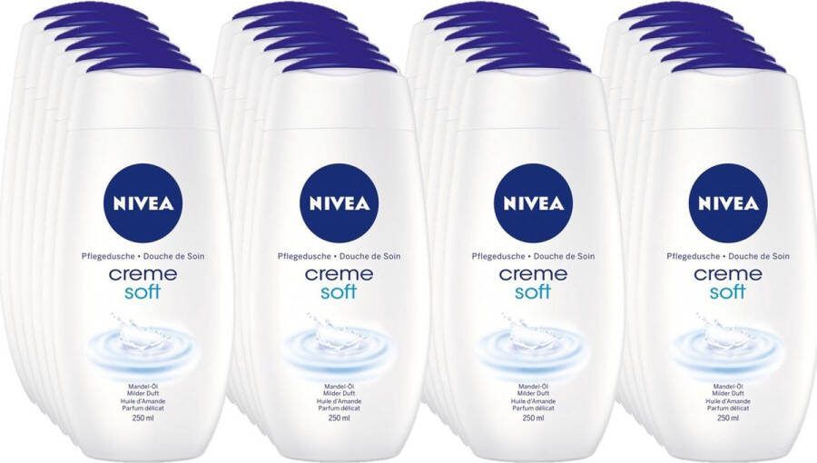 NIVEA Douchegel – Creme Soft 24 x 250 ml