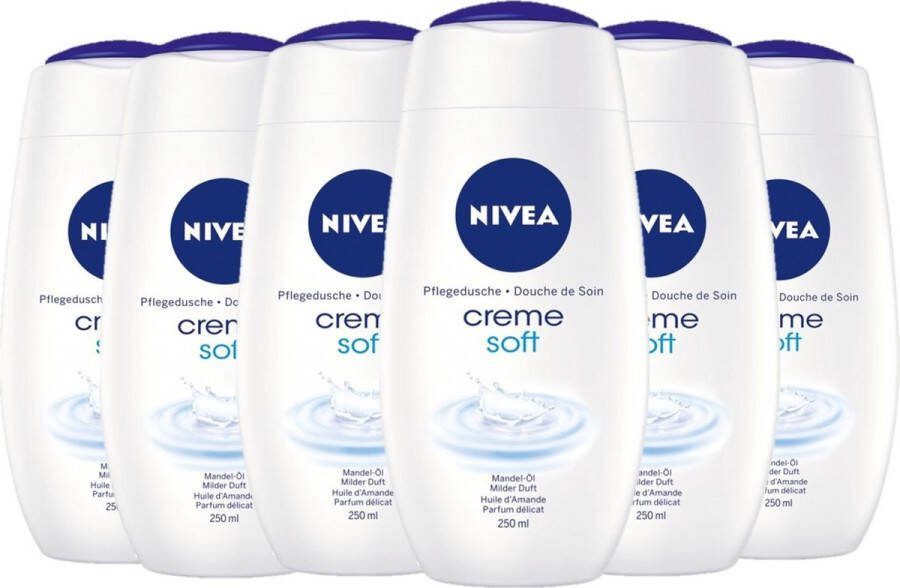 NIVEA Douchegel – Creme Soft 6 x 250 ml