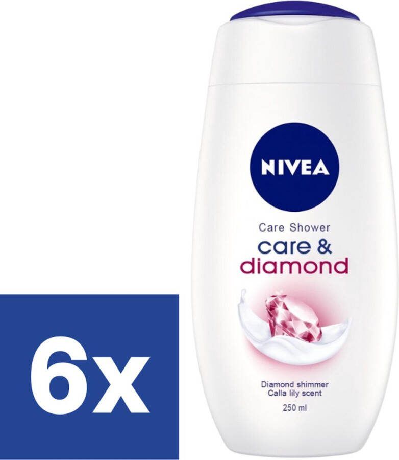 NIVEA Douchegel Diamond Touch 6 x 250 ml