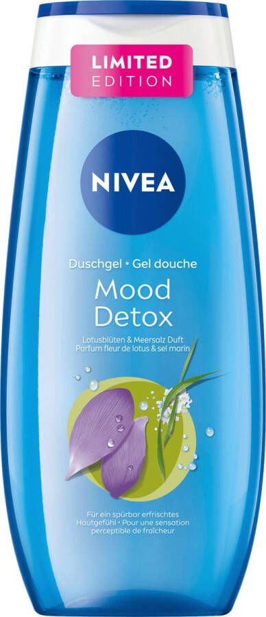 NIVEA Douchegel Mood Detox met Lotusbloesem & Zeezoutgeur 250 ml