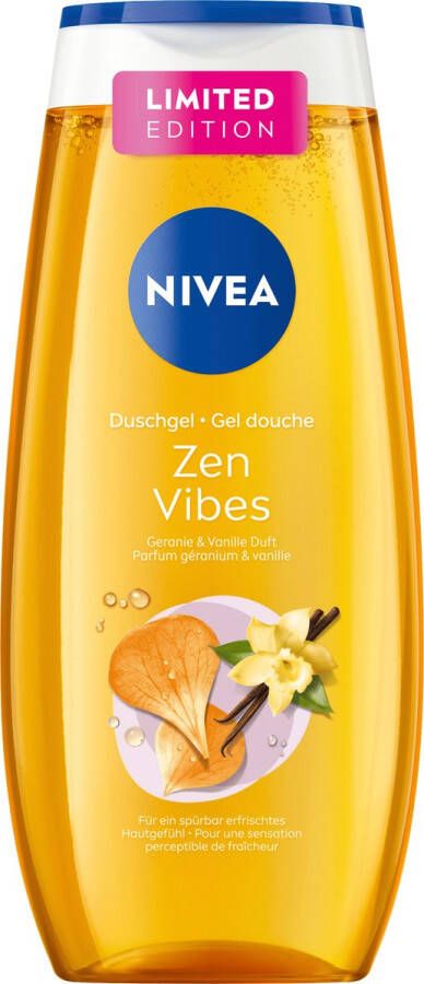NIVEA Douchegel Zen Vibes met Geranium- & Vanillegeur 250 ml
