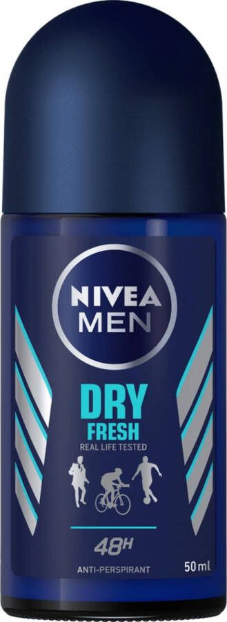 NIVEA DRY FRESH Mannen Rollerdeodorant 50 ml 1 stuk(s)