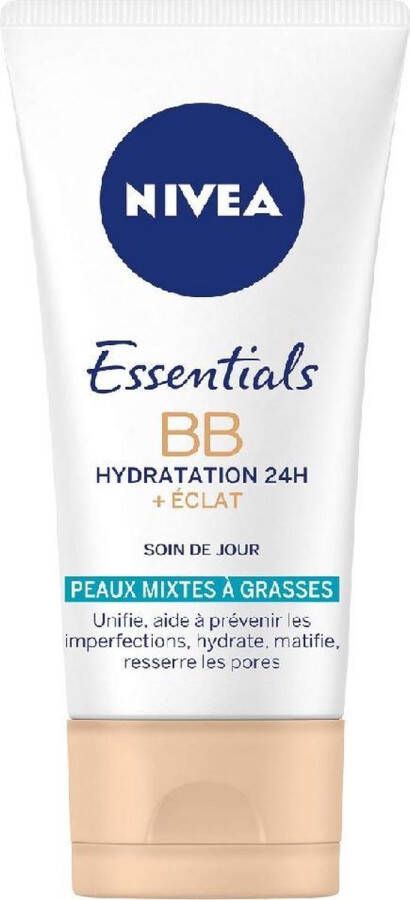 NIVEA Essentials BB Cream Gemende Huid Dagcreme SPF 10 50 ml