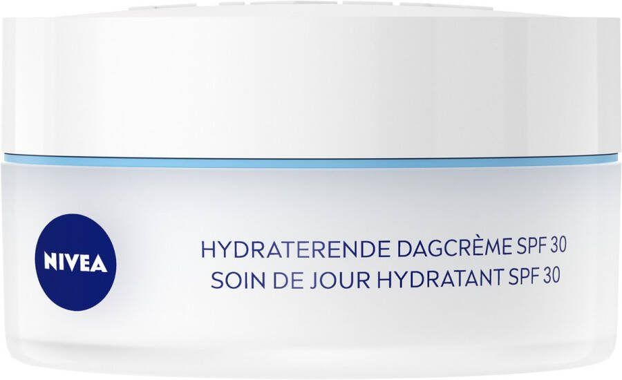 NIVEA Essentials Hydraterende Dagcrème Gezichtscreme Normale tot gemengde huid SPF 30 Met vitamine E en lotusextract 50 ml